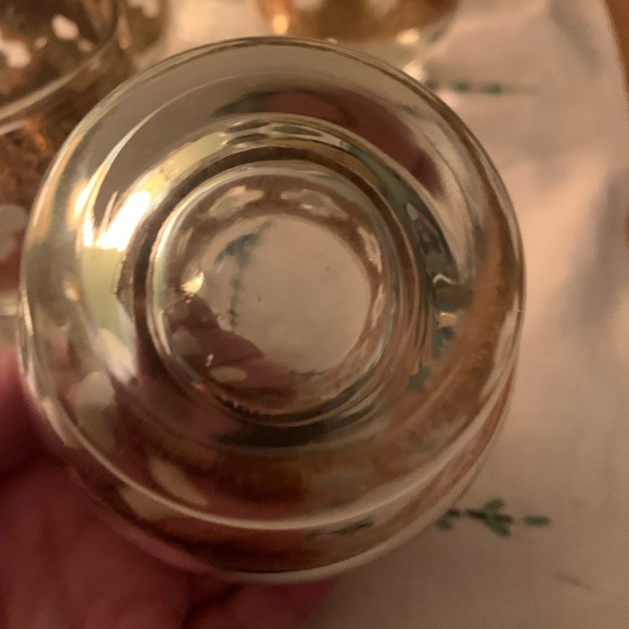 Vintage 22k Culver bar set ice bucket and 4 glasses - Picture 5 of 10